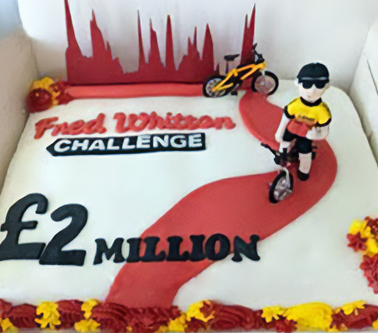 FWC two million charity cake